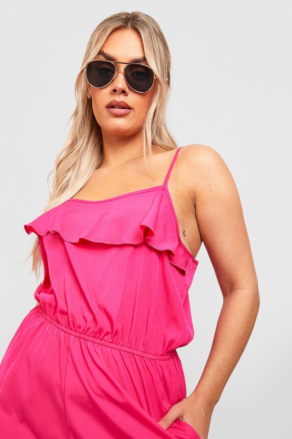 Boohoo store plus playsuit